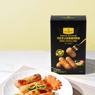 1號會(huì )員店黑豬肉烤腸切達芝士味 300g6根火山石燒烤臺式脆皮空氣炸鍋香腸