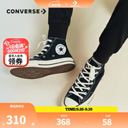 匡威（Converse）童鞋兒童中高幫帆布鞋春夏新款男童1970s經(jīng)典款休閑鞋女孩帆布鞋 黑色2-70S 小童魔術(shù)貼 35 【建議腳長(zhǎng)21.5cm】