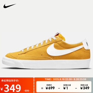 耐克男子板鞋 BLAZER LOW '77  運動(dòng)鞋 DA7254-700速度黃色42碼