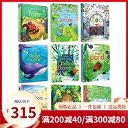套裝一 Usborne Peep Inside 偷偷看里面系列 9冊合售 英文原版 兒童啟蒙紙板翻翻科普繪本 邊玩邊學(xué)洞洞書 尤斯伯恩