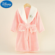 賽樂(lè )透冬季兒童浴袍浴巾吸水睡袍浴衣女士可穿式小公主女童斗篷四季 潛粉色腰帶浴袍升級加厚款 小號長(cháng)袖適合身高85cm-110cm3-5