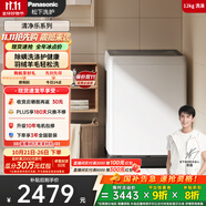 松下（Panasonic）波輪洗衣機全自動 12公斤大容量 抗菌除螨 毛毯羽絨洗 桶潔凈防污染 XQB120-8QM1 家電以舊換新