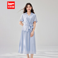 IEF/愛(ài)依服【微胖】大碼女裝2025夏季新款韓版通勤氣質(zhì)上下套裙