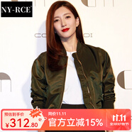 NY-RCE棒球服飛行員夾克外套女寬松2025秋季新款韓國短款加棉工裝冬季 軍綠色 常規(guī) 3XL 141-155斤