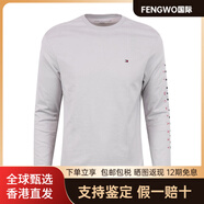 Tommy Hilfiger休閑圓領(lǐng)長(cháng)袖T恤男款 淺灰色 M