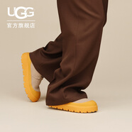 UGG冬季男女同款時(shí)尚舒適保暖厚底系帶紐姆休閑短靴時(shí)尚靴1143991 MMM | 芥菜籽色/ 夏日小麥黃色 42