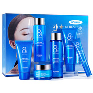 韓嬋【水嫩不油】八杯水保濕補水透潤六件套護膚品滋養水潤透亮美肌膚 八杯水六件套禮盒