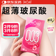 第六感超薄避孕套 003玻尿酸18只 安全套套隱形男女用成人情趣用品byt