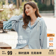 森馬迪士尼米奇家族合作外套女連帽寬松2025春季繡花夾克109125108001