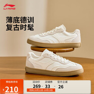 李寧云川1丨板鞋女鞋2025新款時(shí)尚撞色經(jīng)典低幫休閑運動(dòng)鞋AGCV100
