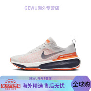 耐克（NIKE）Nike男鞋ZOOMX INVINCIBLE RUN 3透氣緩震輕便休閑運動跑步鞋 DR2615-007 灰橙黑 45