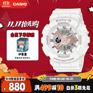 卡西歐（CASIO）手表女BABY-G個性運動學(xué)生電子日韓表送女友禮物BA-110XRG-7A