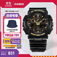 卡西歐（CASIO）G-SHOCK GA-100CF拆彈專家 時尚運動男士手表 石英手表 GA-100CF-1A9PR-200米防水