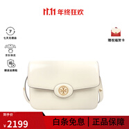 Tory Burch湯麗柏琦 Robinson 漆皮兩用單肩斜挎包送女生禮物禮物送女生 白色143122-704