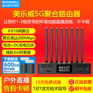 MAGEWELL美樂(lè )威5G多卡聚合路由器抖音視頻號戶(hù)外直播基站4卡10網(wǎng)帶寬疊加WiFi6應急通訊會(huì )議Pro Router One 5G聚合路由器+2節電池+600G+網(wǎng)卡