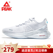 匹克（PEAK）態(tài)極跑步鞋3.0飛織運(yùn)動(dòng)鞋“水盾”男女秋冬款男女情侶 冷淺灰(男款) 44