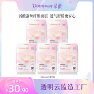 朵薇【黃子韜衛(wèi)生巾】蠶絲舒緩姨媽巾夜用300mm6片*5包京東自營
