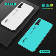 給力鼠適用華為nova6手機(jī)保護(hù)殼nova6se夜光5g玻璃4g版保護(hù)套 【nova65G版】夜光-亮面白-送鋼化膜+掛繩