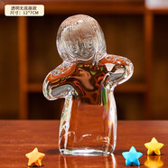 KVB魔幻手機傻妞歸來(lái)2代周邊水晶娃娃透明七彩燈光擺件生日禮物 透明無(wú)底座+禮盒