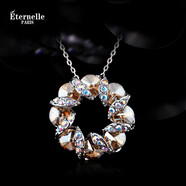 Eternelle&Rasine法國(guó)永恒Eternelle時(shí)尚鎖骨鏈女吊墜摩天輪925純銀項(xiàng)鏈生 氣質(zhì)香檳色【環(huán)保合金款】