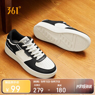 361°運(yùn)動(dòng)男鞋秋季開學(xué)復(fù)古厚底增高小白休閑板鞋子男672426615-4