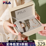 斐樂(lè )（FILA）手表女復古簡(jiǎn)約小方表女士腕表開(kāi)學(xué)季禮物送女友6264-109A