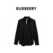BURBERRY博柏利巴寶莉夏季新款男運動(dòng)潮流秋冬襯衫黑色80842841 黑色 S