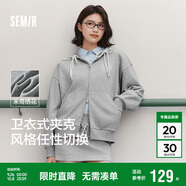 森馬迪士尼米奇家族合作外套女連帽寬松2025春季繡花夾克109125108001