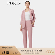 PORTS寶姿女裝春夏新款日常通勤休閑小腳口長褲 紅色 6