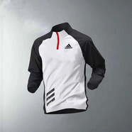 NBA CARES半拉鏈訓練服男速干衣長(cháng)袖體育生騎行運動(dòng)t恤上衣跑步運動(dòng)套裝 拼接紅拉鏈長(cháng)袖[AD+三桿] 3XL [建議160-180斤]