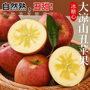 鹽源蘋(píng)果大涼山正宗鹽源冰糖心丑蘋(píng)果脆甜多紅富士蘋(píng)果孕婦老人 高質(zhì)量特大果   整箱9～10斤  （14～16個(gè)）