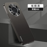 盟點(diǎn)適用華為榮耀X60手機殼Honor保護X60pro金屬套5G鏡頭全包BRC一AN00外殼BRP防摔AN80硬por男honorx 【炫酷黑】收藏并拍下*送全屏鋼化膜 榮耀X60
