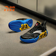 安踏（ANTA）兒童鞋類(lèi)男大童水泥氪星籃球系列籃球鞋 黑/安踏白-6 39 碼