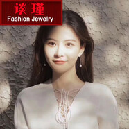 buhesyt談瑾風(fēng)在吹宋慧喬淡水迷你小珍珠925銀耳線(xiàn)短款少女感流蘇耳線(xiàn) 迷