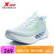 特步氫風(fēng)8運(yùn)動(dòng)鞋跑步鞋女鞋秋季網(wǎng)面透氣輕便減震跑鞋體測(cè)鞋子