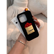 捷思碼個(gè)性創(chuàng  )意立體蘋(píng)果番茄適用蘋(píng)果16promax手機殼iPhone15新款16保護套13超火女款14全包防摔15pro掛 殼+立體蘋(píng)果 iPhone 15 Pro