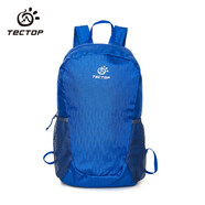 探拓（TECTOP） 戶外徒步雙肩背包 休閑徒步旅行男女通用皮膚包 藍色
