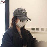 黑幫貓老大刺繡棒球帽休閑百搭戶外男女通用顯臉小人類的明天 卡其 均碼