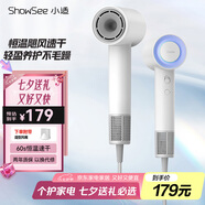 小適（showsee）高速電吹風(fēng)機/家用風(fēng)筒/高濃度負離子護發(fā)/大風(fēng)力速干降噪/無(wú)刷電機 青春版 AP16-W 女生七夕禮物