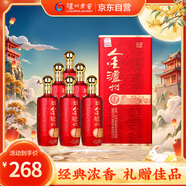 瀘州老窖金瀘州紅醞坊8 濃香型白酒 52度 500ml*6瓶 整箱裝（內含禮袋）