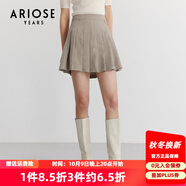 艾諾絲雅詩商場同款春秋新款小短裙百褶裙半身裙女學(xué)院風(fēng)JK裙10123505 燕麥色 L （建議體重105-115斤）
