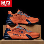 回力男鞋運動(dòng)鞋男2025秋季新款網(wǎng)面透氣輕便跑步鞋潮流百搭戶(hù)外鞋子男 橘色 44