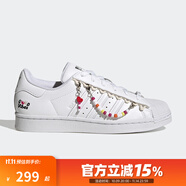 阿迪達斯（adidas）男女鞋 SUPERSTAR 三葉草經(jīng)典金標貝殼頭板鞋休閑運動(dòng)鞋 HP7828 37