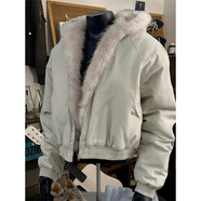 西域傳奇cleanfit座山雕毛領(lǐng)棉服男外套秋冬季2025新款加厚羽絨連帽棉衣服 灰色 XL (115斤-140斤）收藏加購優(yōu)先發(fā)貨