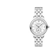 萬寶龍（MONTBLANC）手表女 明星系列自動機械女士腕表32mm 鋼帶銀白條釘118535