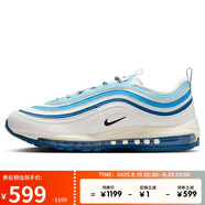 耐克NIKE運動(dòng)休閑鞋男子氣墊AIR MAX 97運動(dòng)鞋FN6957-100白藍40