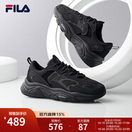 FILA斐樂(lè)官方男子跑步鞋MARS II火星二代新款復(fù)古運(yùn)動(dòng)鞋輕便休閑鞋 黑色-BK-F12M141116F 40.5