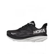 HO&KO同款e克里夫頓9男女同款跑步鞋增高減震夏季透氣運動鞋  .5 HOKA-黑白 36