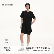 播商場同款不對稱裙擺連衣裙女25春夏新款法式氣質(zhì)長裙BDS2LD2438 K40玄黑 S