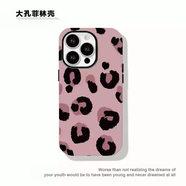 旭杉斯韓國進(jìn)口菲林二合一豹紋系列適用蘋(píng)果16promax手機殼簡(jiǎn)約個(gè)性小眾防摔全包 豹紋A進(jìn)口韓菲二合一磨砂 iPhone16